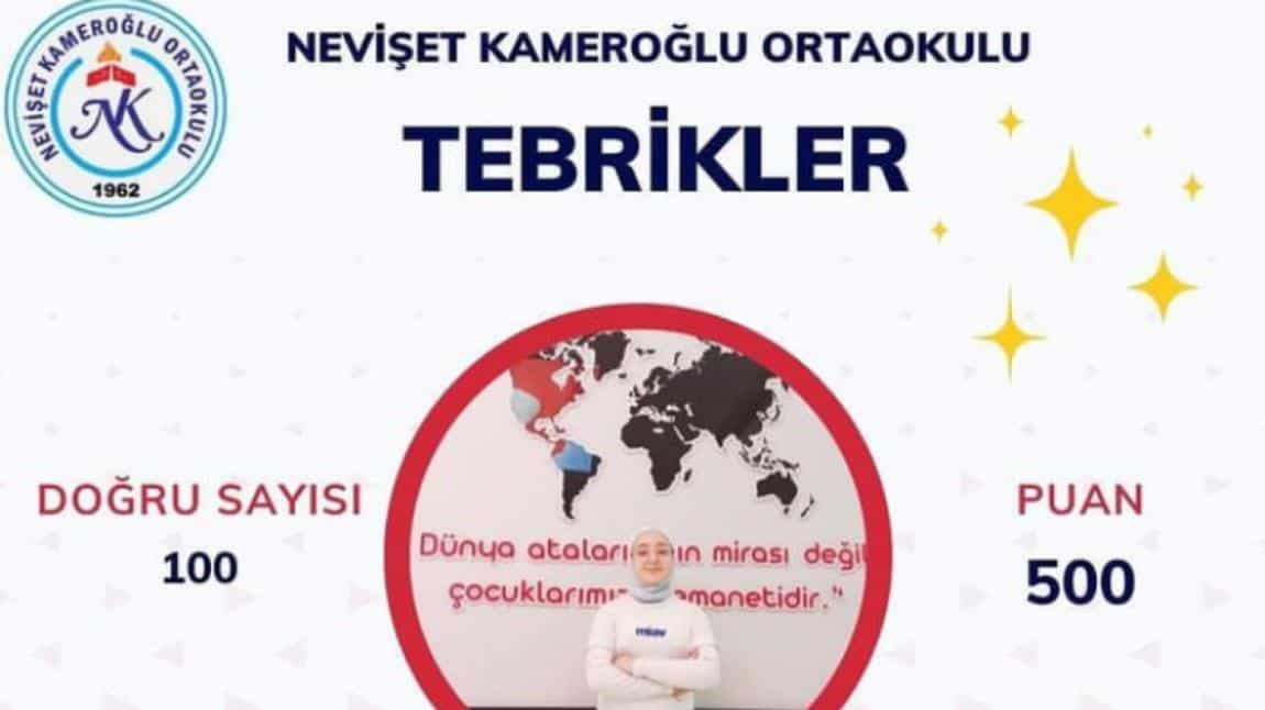 2023 Yılı Parasız Yatılılık ve Bursluluk Sınavı Türkiye Birincisi